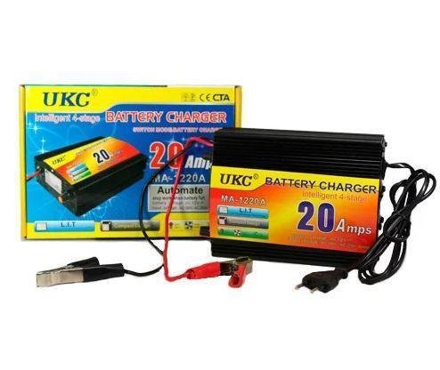 Зарядний пристрій акумулятора UKC Battery Charger 20A MA 1220A black 5 Зарядний пристрій акумулятора UKC Battery Charger 20A MA 1220A black - Зображення 5