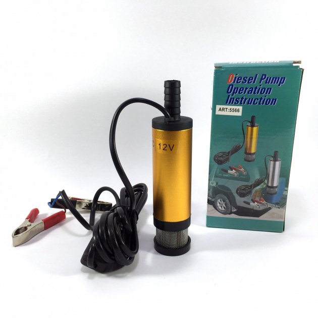 Занурювальний електричний насос для перекачування дизельного палива 12V від прикурювача 3 Занурювальний електричний насос для перекачування дизельного палива 12V від прикурювача - Зображення 3