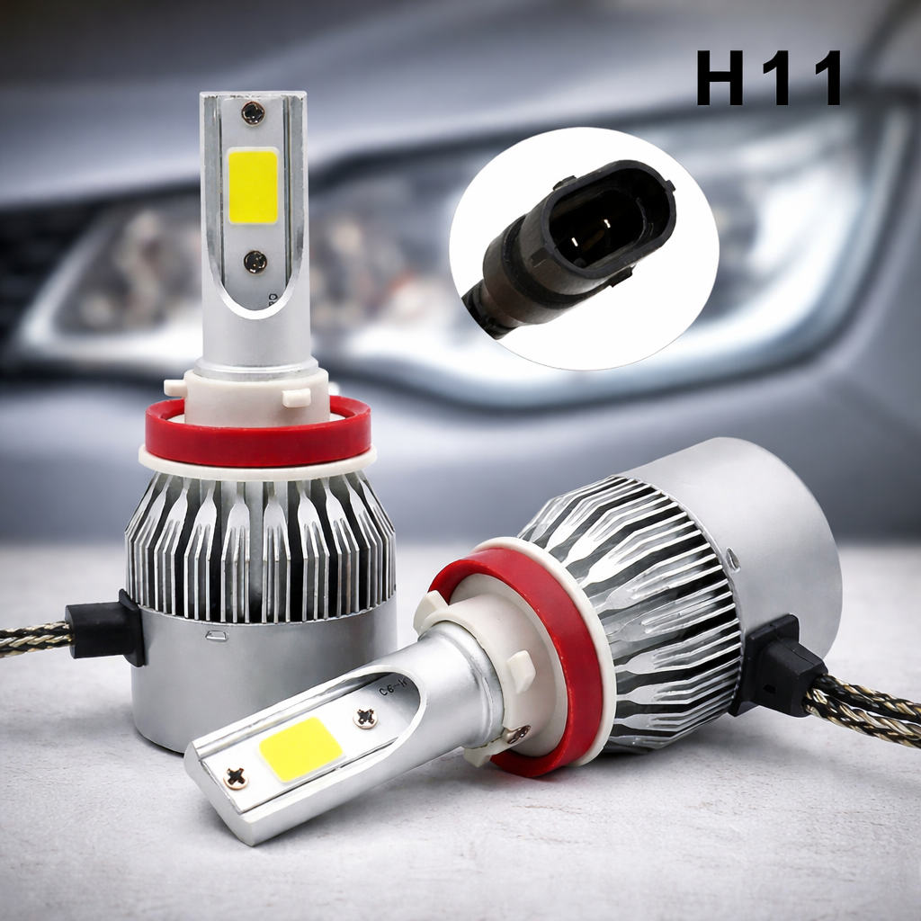 Комплект LED ламп C6 HeadLight H11 / Світлодіодні автомобільні LED лампи C6 H11 5 Комплект LED ламп C6 HeadLight H11 / Світлодіодні автомобільні LED лампи C6 H11 - Зображення 5