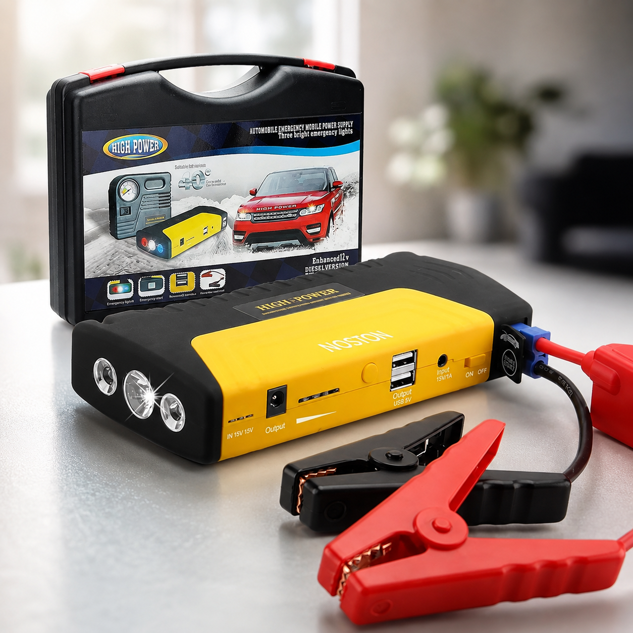 Пусковий автомобільний пристрій JUMP STARTER Power Bank 50800 mAh 1 Пусковий автомобільний пристрій JUMP STARTER Power Bank 50800 mAh