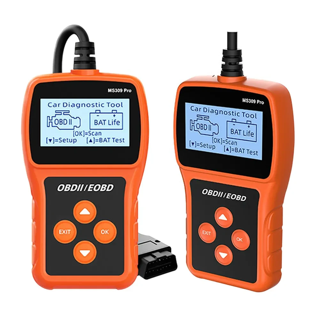 Сканер OBD2, діагностичний інструмент, зчитувач кодів несправностей, тестер акумулятора MS309PRO 1 Сканер OBD2, діагностичний інструмент, зчитувач кодів несправностей, тестер акумулятора MS309PRO