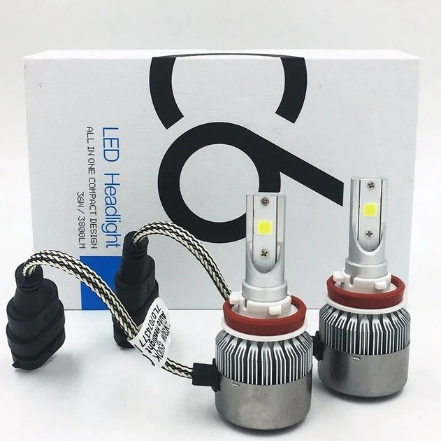 Комплект LED ламп C6 HeadLight H11 / Світлодіодні автомобільні LED лампи C6 H11 4 Комплект LED ламп C6 HeadLight H11 / Світлодіодні автомобільні LED лампи C6 H11 - Зображення 4