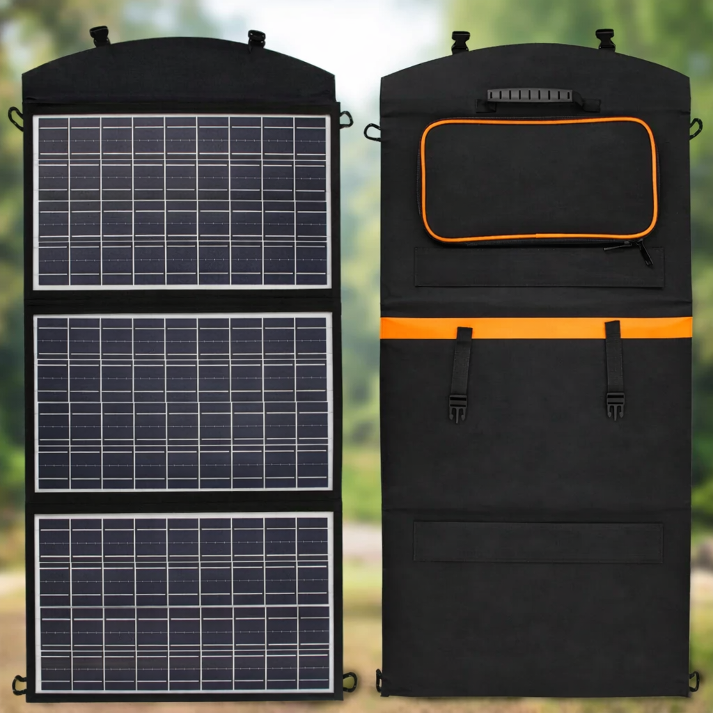 Складна Сонячна Панель 100w / Портативна сонячна панель на 3 секції USB 100W 1 Складна Сонячна Панель 100w / Портативна сонячна панель на 3 секції USB 100W
