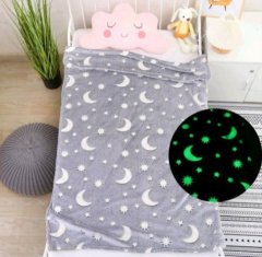Сірий Дитячий плед-покривало Magic Blanket, що світиться в темряві 150*180 5 Сірий Дитячий плед-покривало Magic Blanket, що світиться в темряві 150*180 - Зображення 5
