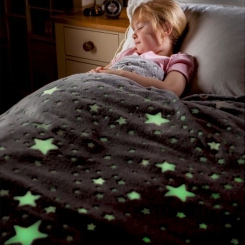 Сірий Дитячий плед-покривало Magic Blanket, що світиться в темряві 150*180 3 Сірий Дитячий плед-покривало Magic Blanket, що світиться в темряві 150*180 - Зображення 3