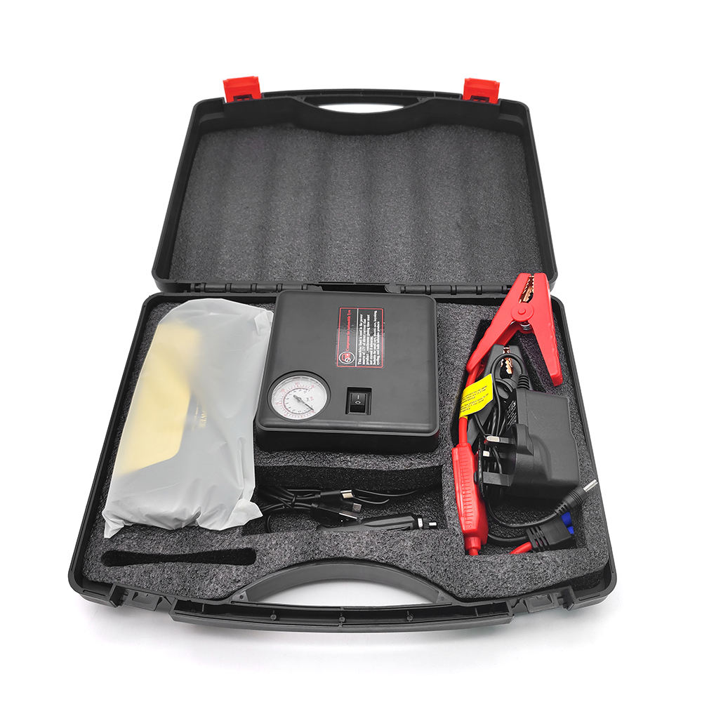 Автомобільний пускозарядний пристрій Jump Starter 9980 мАг з компресором у кейсі 6 Автомобільний пускозарядний пристрій Jump Starter 9980 мАг з компресором у кейсі - Зображення 6