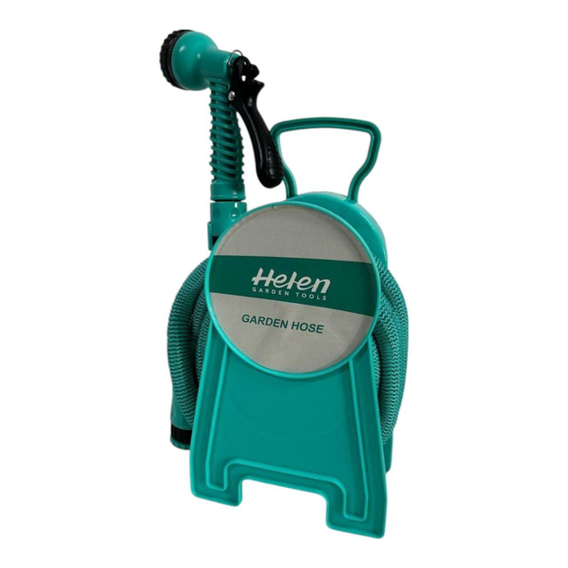 Шланг поливальний 10м з котушкою і розпилювачем з 7 режимами Helen Garden Tools шланг садовий, що розтягується 2 Шланг поливальний 10м з котушкою і розпилювачем з 7 режимами Helen Garden Tools шланг садовий, що розтягується - Зображення 2