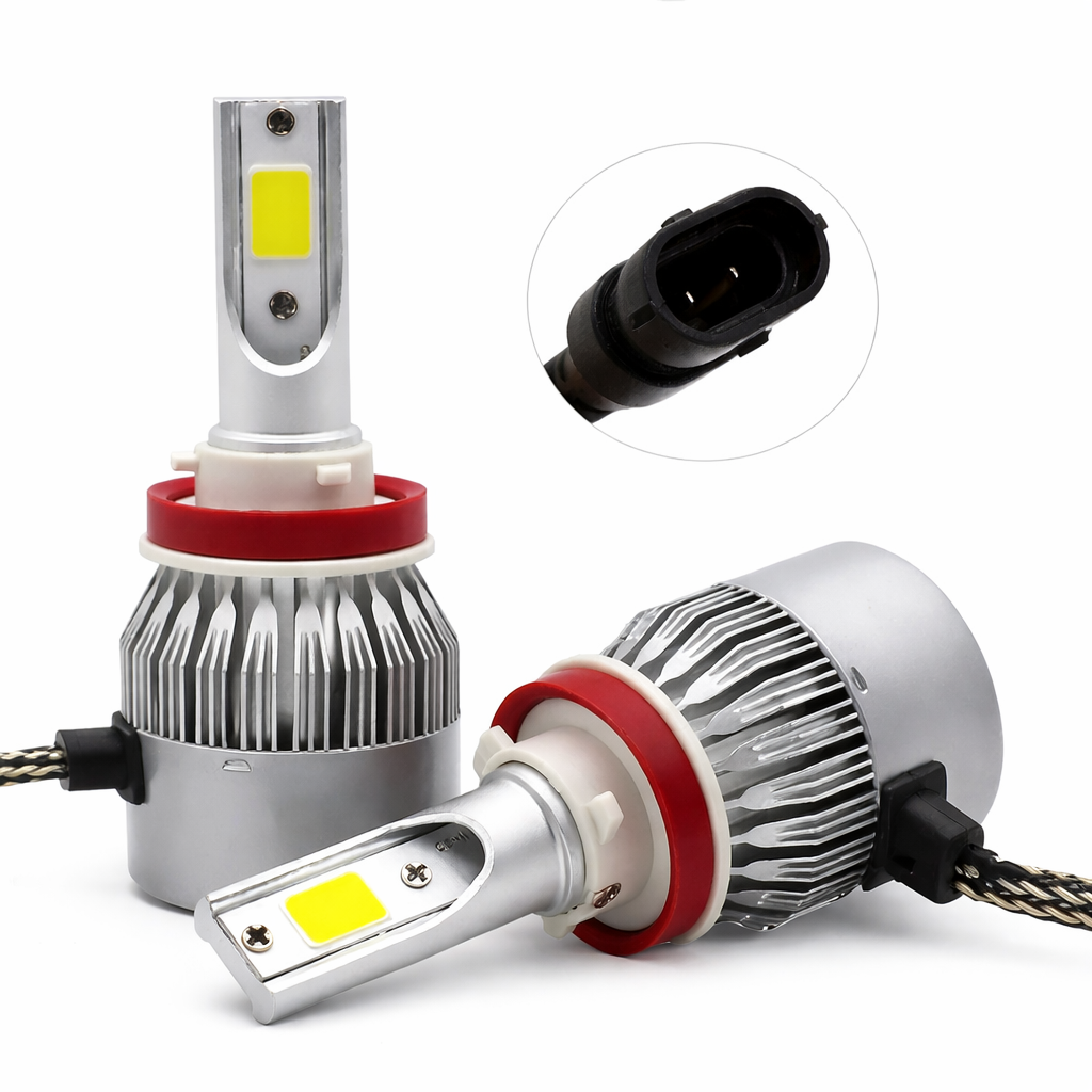 Комплект LED ламп C6 HeadLight H11 / Світлодіодні автомобільні LED лампи C6 H11 1 Комплект LED ламп C6 HeadLight H11 / Світлодіодні автомобільні LED лампи C6 H11