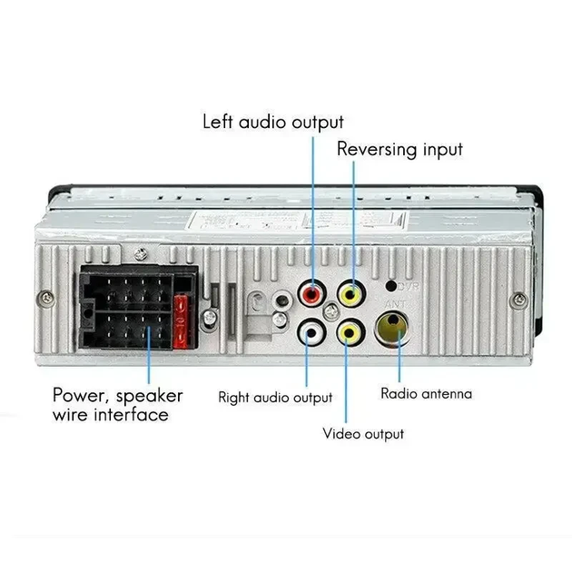 Автомагнітола 4026 BT Touch з екраном 4.1" ISO 1Din MP5 Bluetooth USB FM microSD 4 Автомагнітола 4026 BT Touch з екраном 4.1" ISO 1Din MP5 Bluetooth USB FM microSD - Зображення 4