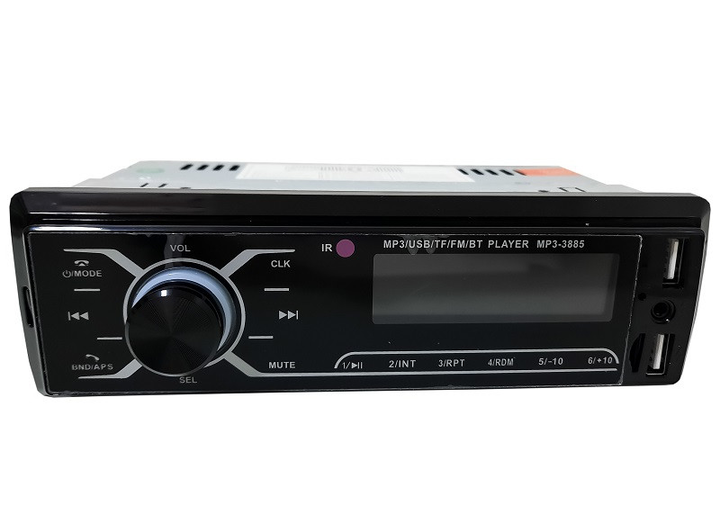 Автомагнітола MP3-3885 ISO 1DIN із сенсорним дисплеєм 3 Автомагнітола MP3-3885 ISO 1DIN із сенсорним дисплеєм - Зображення 3