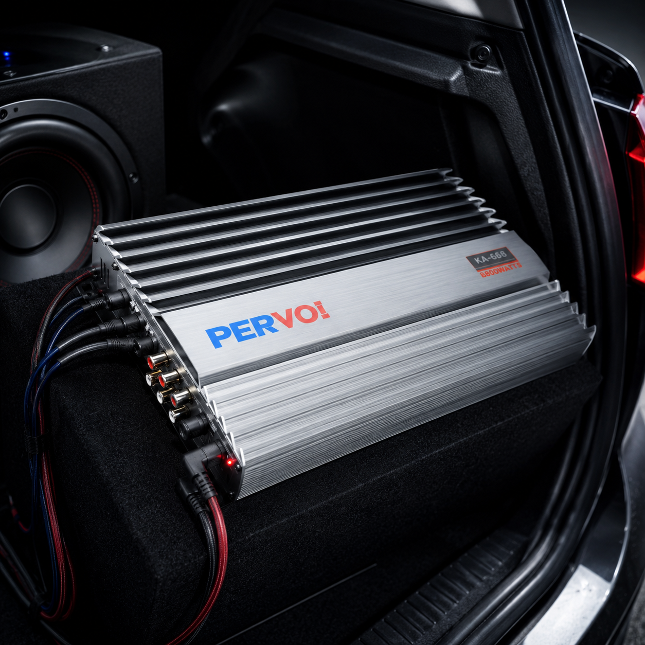 Автомобільний підсилювач Pervoi CTC-M668 / Автомобільний підсилювач 4 канальний12v 2 Автомобільний підсилювач Pervoi CTC-M668 / Автомобільний підсилювач 4 канальний12v - Зображення 2