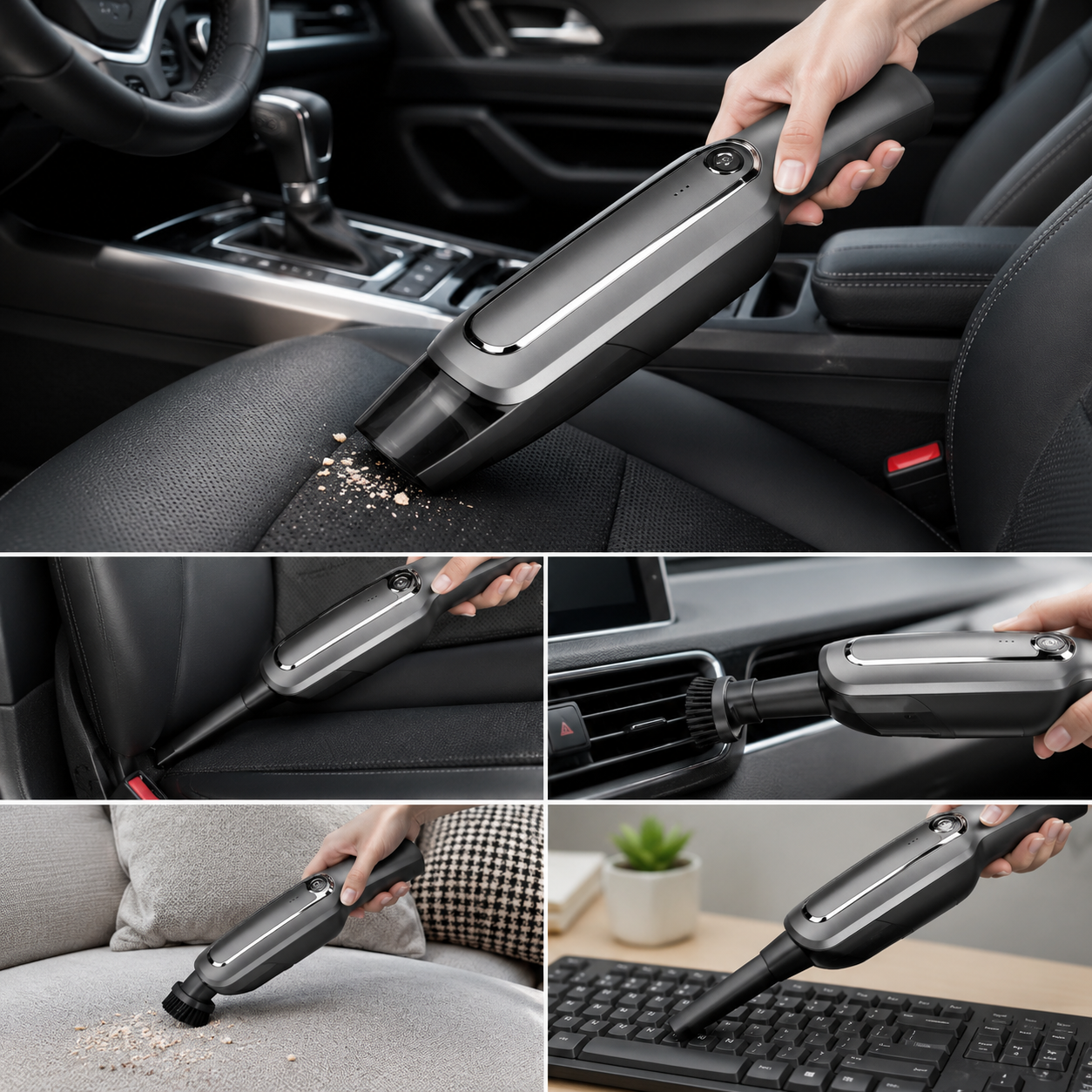 Автопилосос Rias Vacuum Cleaner JB-80 / Акумуляторний автомобільний пилосос 60 Вт 3 Автопилосос Rias Vacuum Cleaner JB-80 / Акумуляторний автомобільний пилосос 60 Вт - Зображення 3