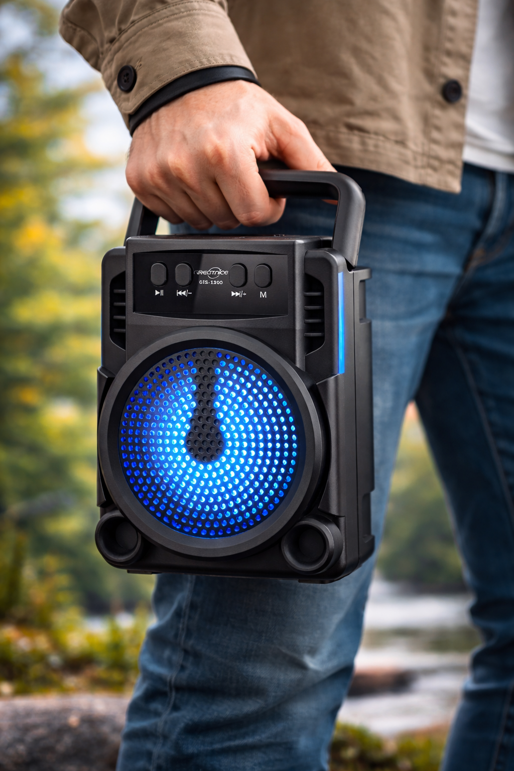 Бездротова портативна колонка GTS-1360 Dual 3" 1 Бездротова портативна колонка GTS-1360 Dual 3"
