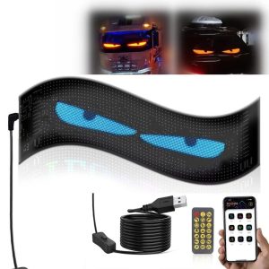 Гибкий экран LED Matrix Panel APP wifi rgb 120мм*595мм(16X96) ART-0567