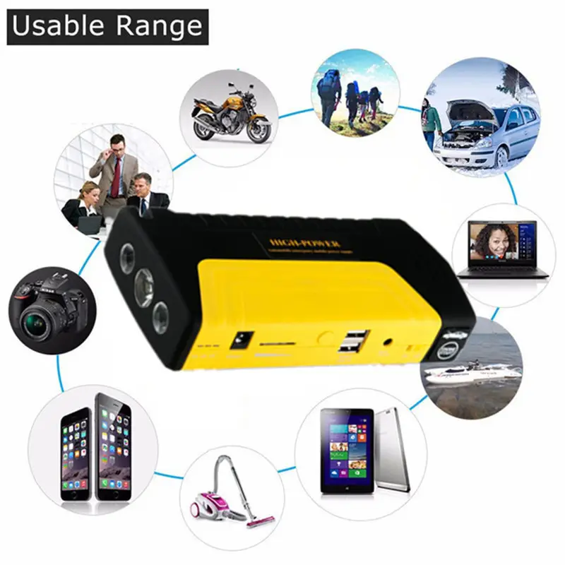 Пусковий автомобільний пристрій для акумулятора JUMP Starter Power Bank 50800 mAh 4 Пусковий автомобільний пристрій для акумулятора JUMP Starter Power Bank 50800 mAh - Зображення 4