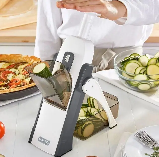 Терка для овощей Brava Spring Slicer Ресторанное качество нарезки овощей на вашей кухне 6 Терка для овощей Brava Spring Slicer Ресторанное качество нарезки овощей на вашей кухне - Зображення 6