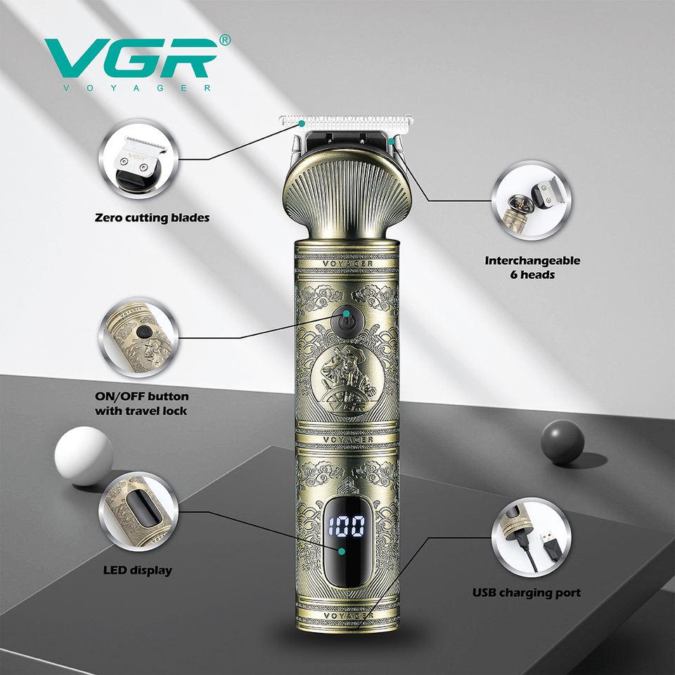 Тример для стрижки з LED-дисплеєм VGR V-962 3 Тример для стрижки з LED-дисплеєм VGR V-962 - Зображення 3