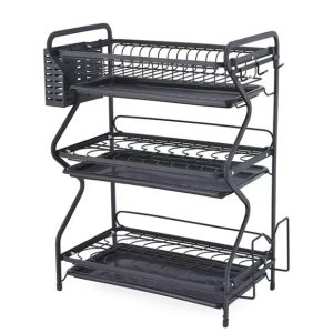 Сушарка для посуду Edenberg EB-17987 триярусна Black