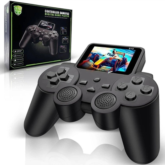 Портативна ігрова приставка S10 GAMEPAD 2.4" 520 вбудованих ретро-ігор AV-вихід 4 Портативна ігрова приставка S10 GAMEPAD 2.4" 520 вбудованих ретро-ігор AV-вихід - Зображення 4
