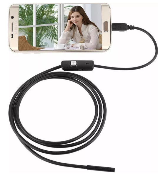 Камера Ендоскоп Android та PC Endoscope, гнучка USB-камера (100P) 5 м 1 Камера Ендоскоп Android та PC Endoscope, гнучка USB-камера (100P) 5 м