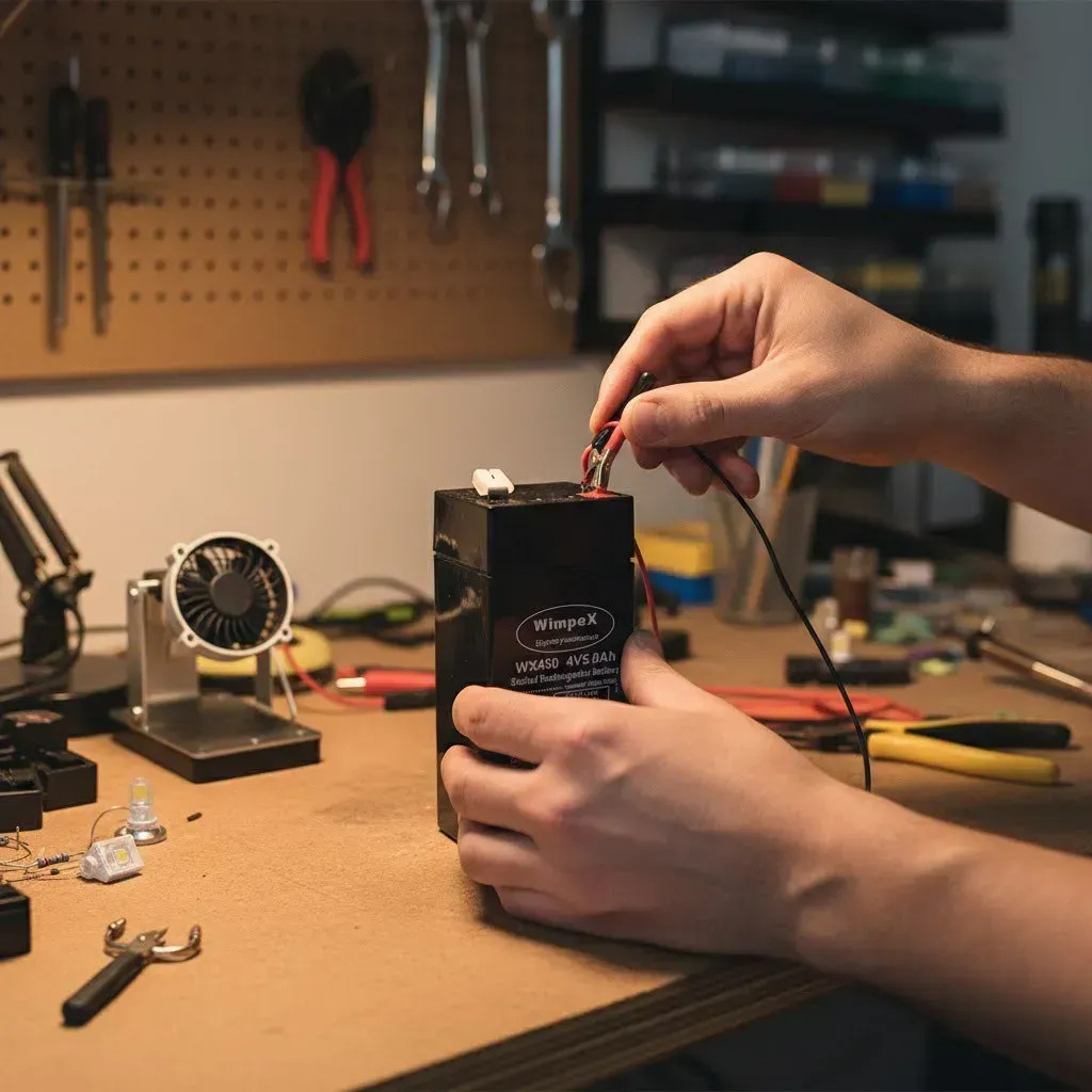 Свинцево-кислотний акумулятор Wimpex WX 450 4V 5Ah AGM/SLA 2 Свинцево-кислотний акумулятор Wimpex WX 450 4V 5Ah AGM/SLA - Зображення 2