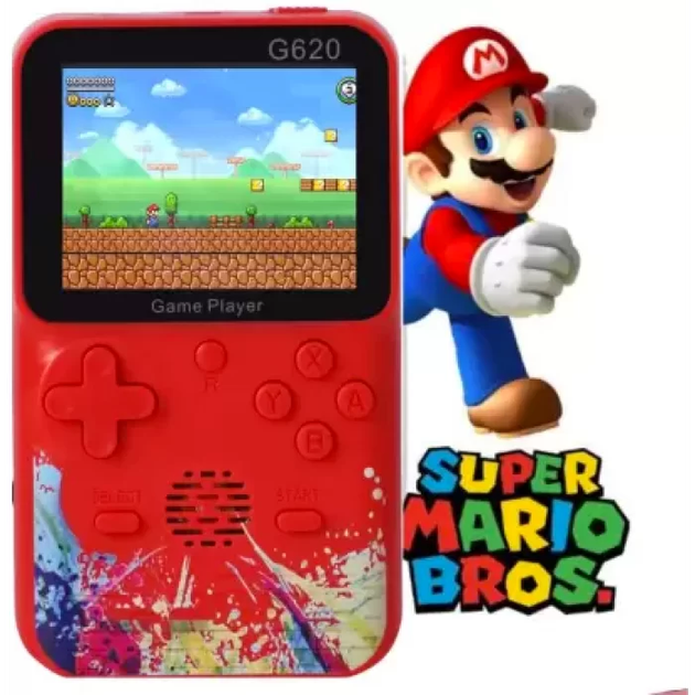 Портативна ігрова консоль Handheld Game Boy G620 500 ігор red 1 Портативна ігрова консоль Handheld Game Boy G620 500 ігор red