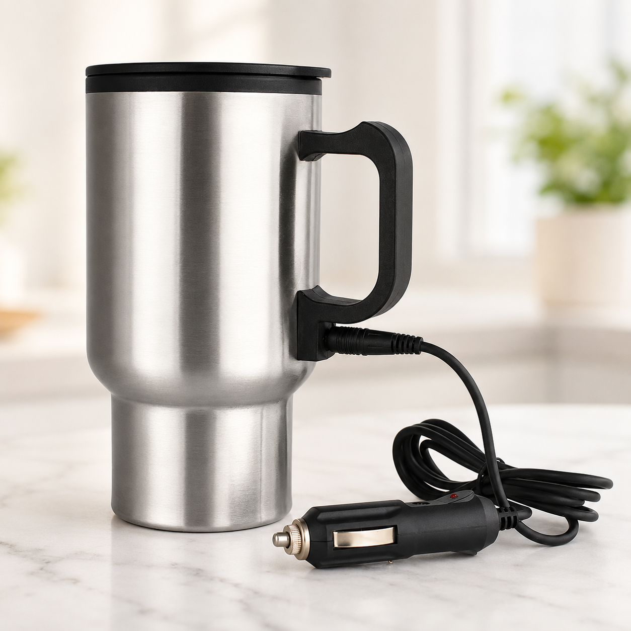 Автокружка с подогревом Heated Travel Mug 48 ТК-33 / Термос 12 В / Кружка с подогревом от прикуривателя 1 Автокружка с подогревом Heated Travel Mug 48 ТК-33 / Термос 12 В / Кружка с подогревом от прикуривателя