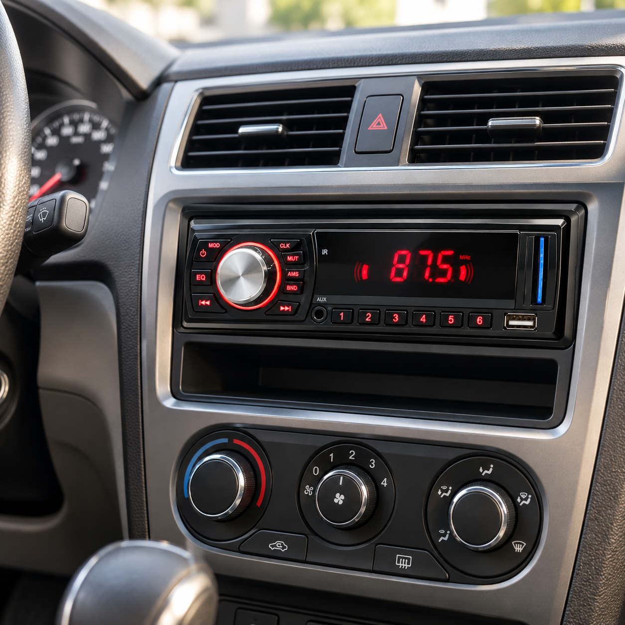 Автомагнітола 1047P + парктронік на 4 датчики / Магнітола в авто 1DIN / Автомагнітола MP3 3 Автомагнітола 1047P + парктронік на 4 датчики / Магнітола в авто 1DIN / Автомагнітола MP3 - Зображення 3