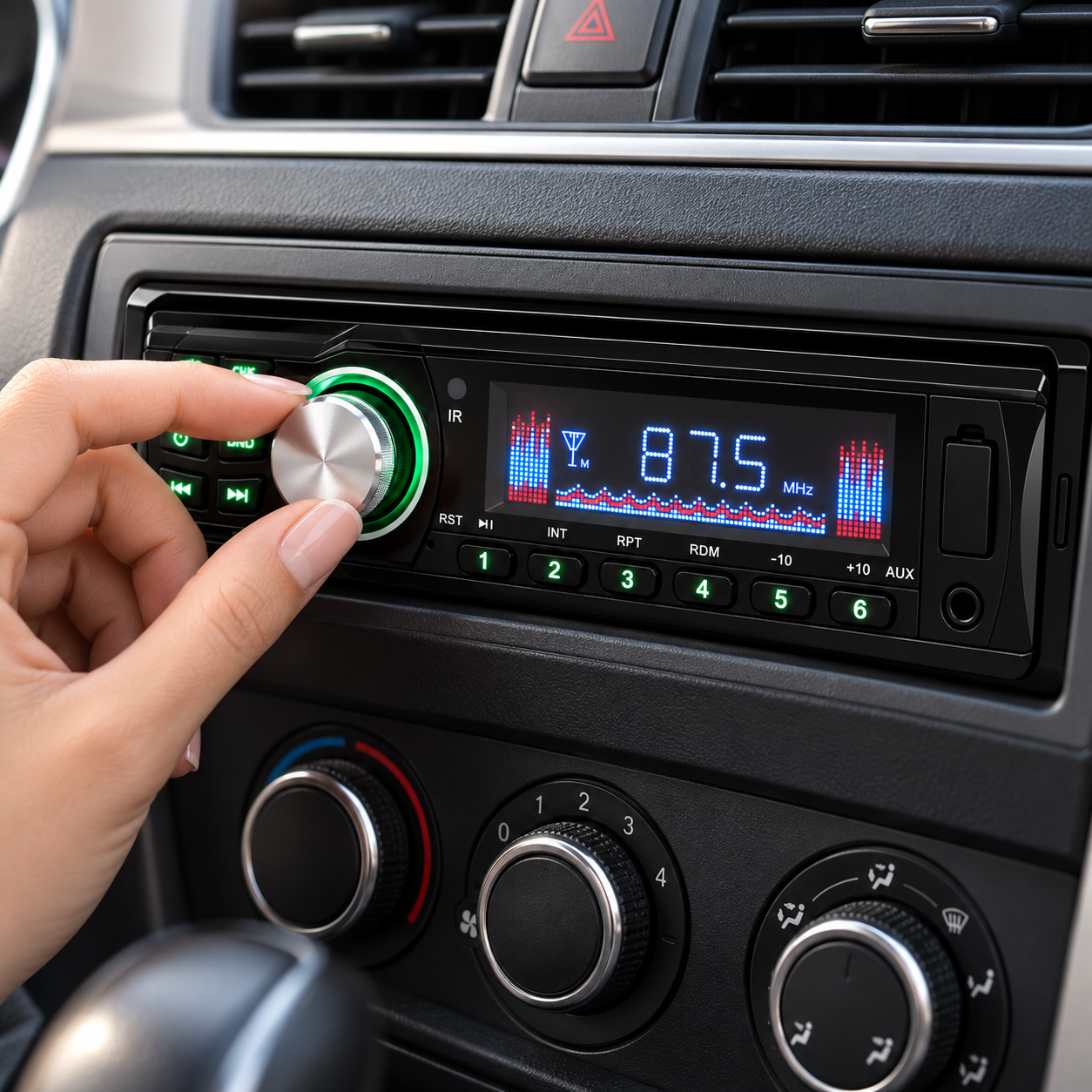 Автомагнітола 1DIN 2035 / Автомобільна магнітола з пультом / Магнітола USB/SD/FM/AUX 2 Автомагнітола 1DIN 2035 / Автомобільна магнітола з пультом / Магнітола USB/SD/FM/AUX - Зображення 2