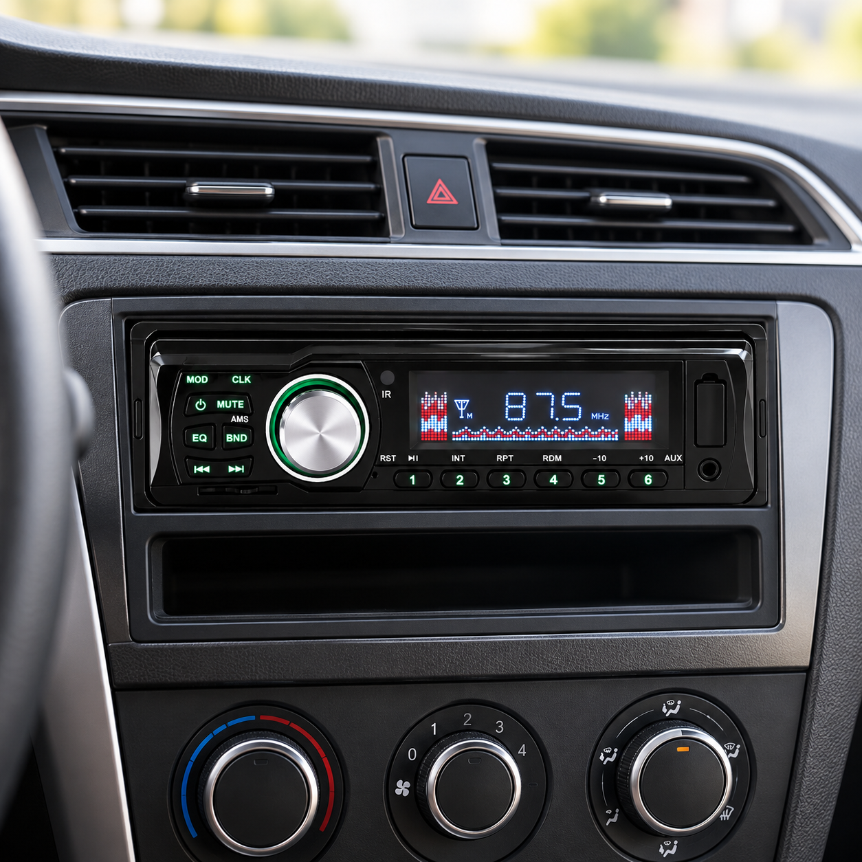 Автомагнітола 1DIN 2035 / Автомобільна магнітола з пультом / Магнітола USB/SD/FM/AUX 3 Автомагнітола 1DIN 2035 / Автомобільна магнітола з пультом / Магнітола USB/SD/FM/AUX - Зображення 3