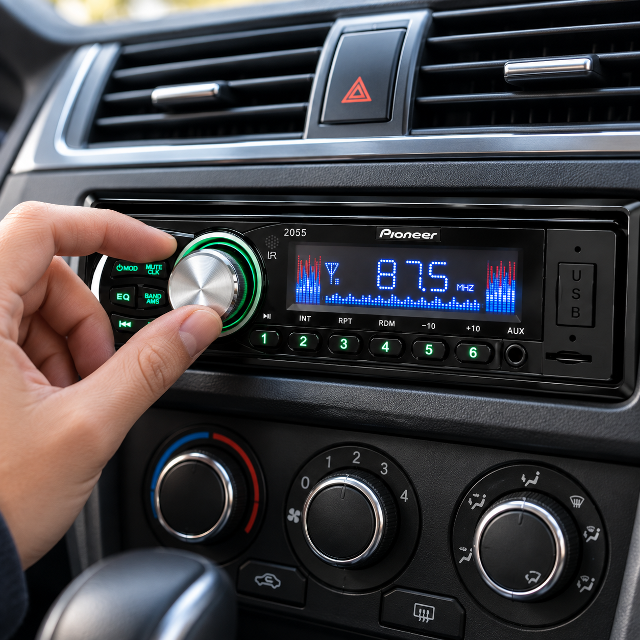 Автомагнітола 2055 ISO / Магнітола MP3+FM+USB+SD карти пам'яті +AUX 4x50W / Автомагнітола+пульт 3 Автомагнітола 2055 ISO / Магнітола MP3+FM+USB+SD карти пам'яті +AUX 4x50W / Автомагнітола+пульт - Зображення 3