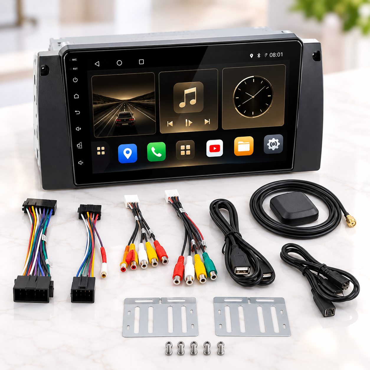 Автомагнітола PI-201 BMW 2DIN / Магнітола Android 10, 10,1″ IPS / Мультимедійна система в авто 4 Автомагнітола PI-201 BMW 2DIN / Магнітола Android 10, 10,1″ IPS / Мультимедійна система в авто - Зображення 4