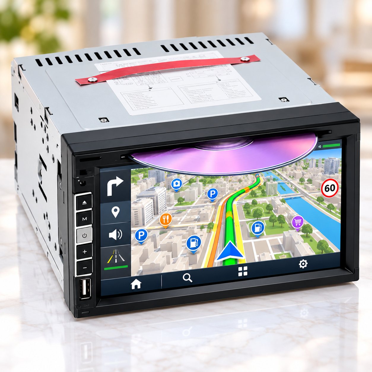 Автомагнітола PI-803 2DIN / Магнітола + Пульт дистанційного керування / Мультимедійно-навігаційна система, сенсорний дисплей 1 Автомагнітола PI-803 2DIN / Магнітола + Пульт дистанційного керування / Мультимедійно-навігаційна система, сенсорний дисплей