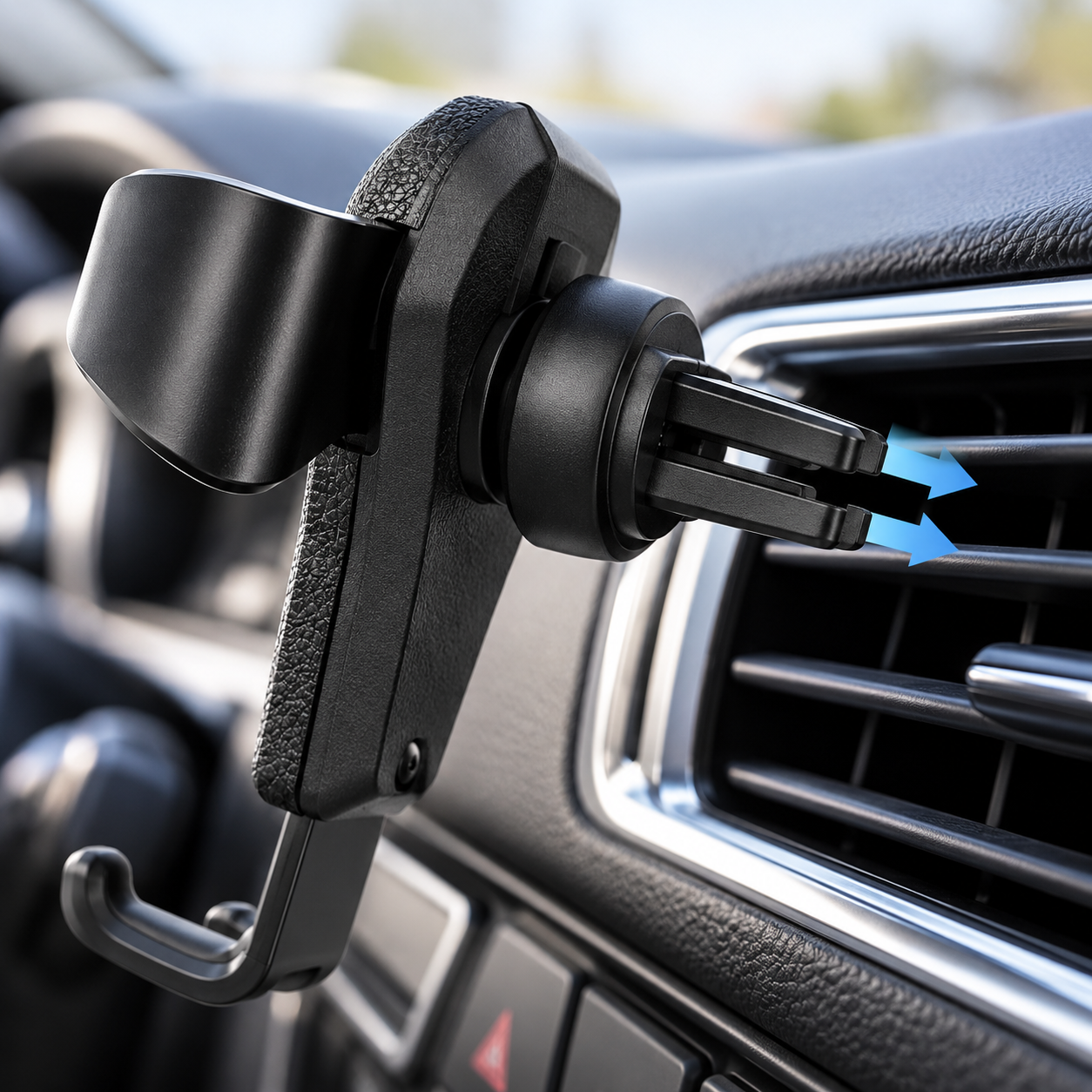 Автомобільний утримувач телефону для вентиляційного отвору / Universal Gravity Air Vent Car Mount / Універсальний автоутримувач 3 Автомобільний утримувач телефону для вентиляційного отвору / Universal Gravity Air Vent Car Mount / Універсальний автоутримувач - Зображення 3