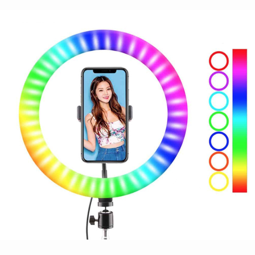 Кільцева RGB селфі - лампа, 26 см 7 Кільцева RGB селфі - лампа, 26 см - Зображення 7