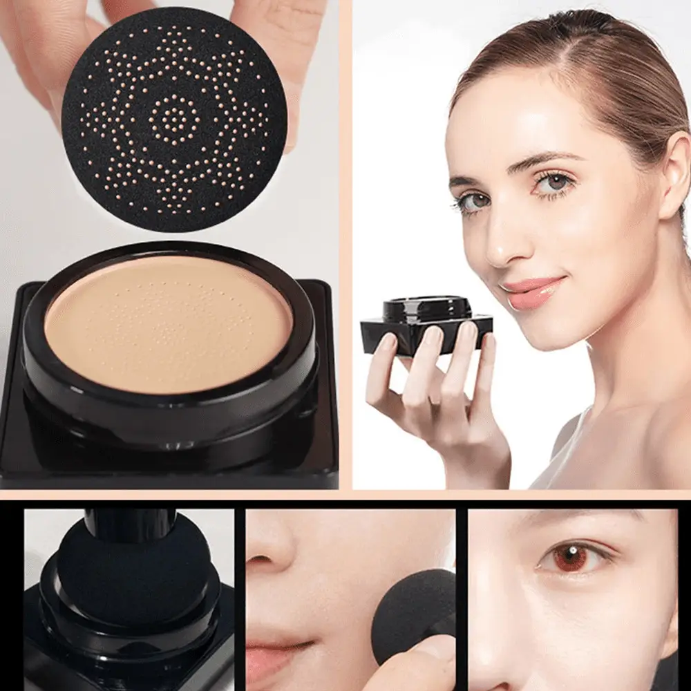 Тональний крем кушон для обличчя + спонжик Beauty Linasi Red O`CHEAL, Натуральний відтінок 2 Тональний крем кушон для обличчя + спонжик Beauty Linasi Red O`CHEAL, Натуральний відтінок - Зображення 2