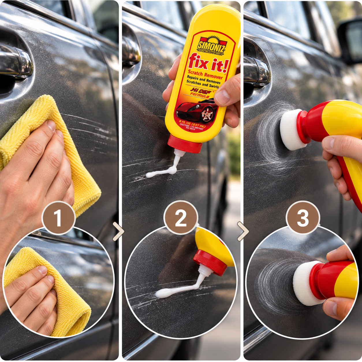 Набір для видалення подряпин Fix it Scratch Remover / Засіб для видалення подряпин 4 Набір для видалення подряпин Fix it Scratch Remover / Засіб для видалення подряпин - Зображення 4
