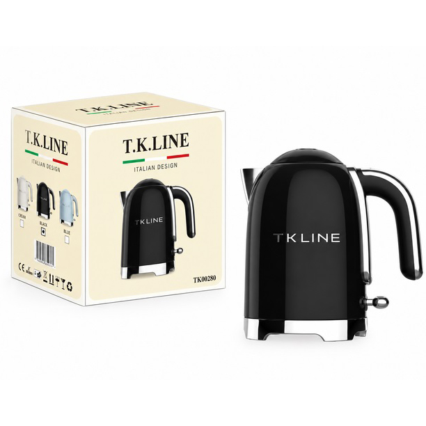 Електричний чайник T.K.Line TK00280 1.7 л 3000Вт Black 2 Електричний чайник T.K.Line TK00280 1.7 л 3000Вт Black - Зображення 2