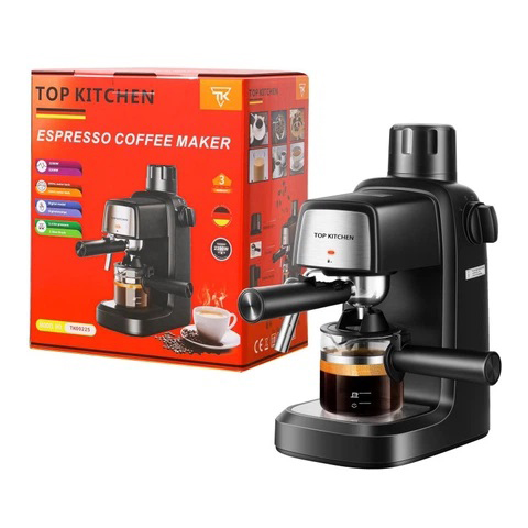 Кавоварка рожкова Top Kitchen Tk00225 240мл 2200Вт 3,5 Бар 1 Кавоварка рожкова Top Kitchen Tk00225 240мл 2200Вт 3,5 Бар