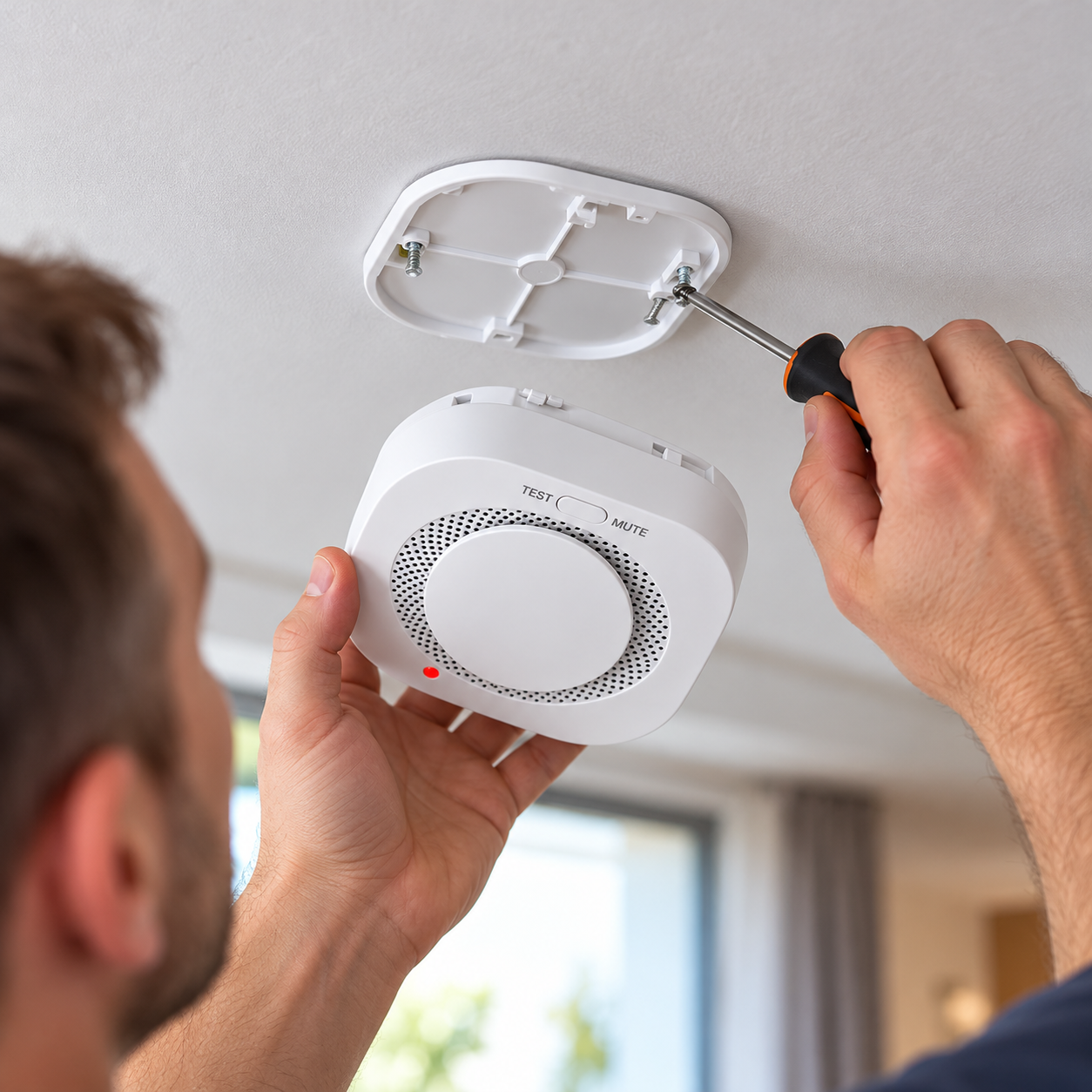 Автономний пожежний сповіщувач Smoke Alarm / Бездротовий датчик диму зі звуковою сигналізацією 4 Автономний пожежний сповіщувач Smoke Alarm / Бездротовий датчик диму зі звуковою сигналізацією - Зображення 4