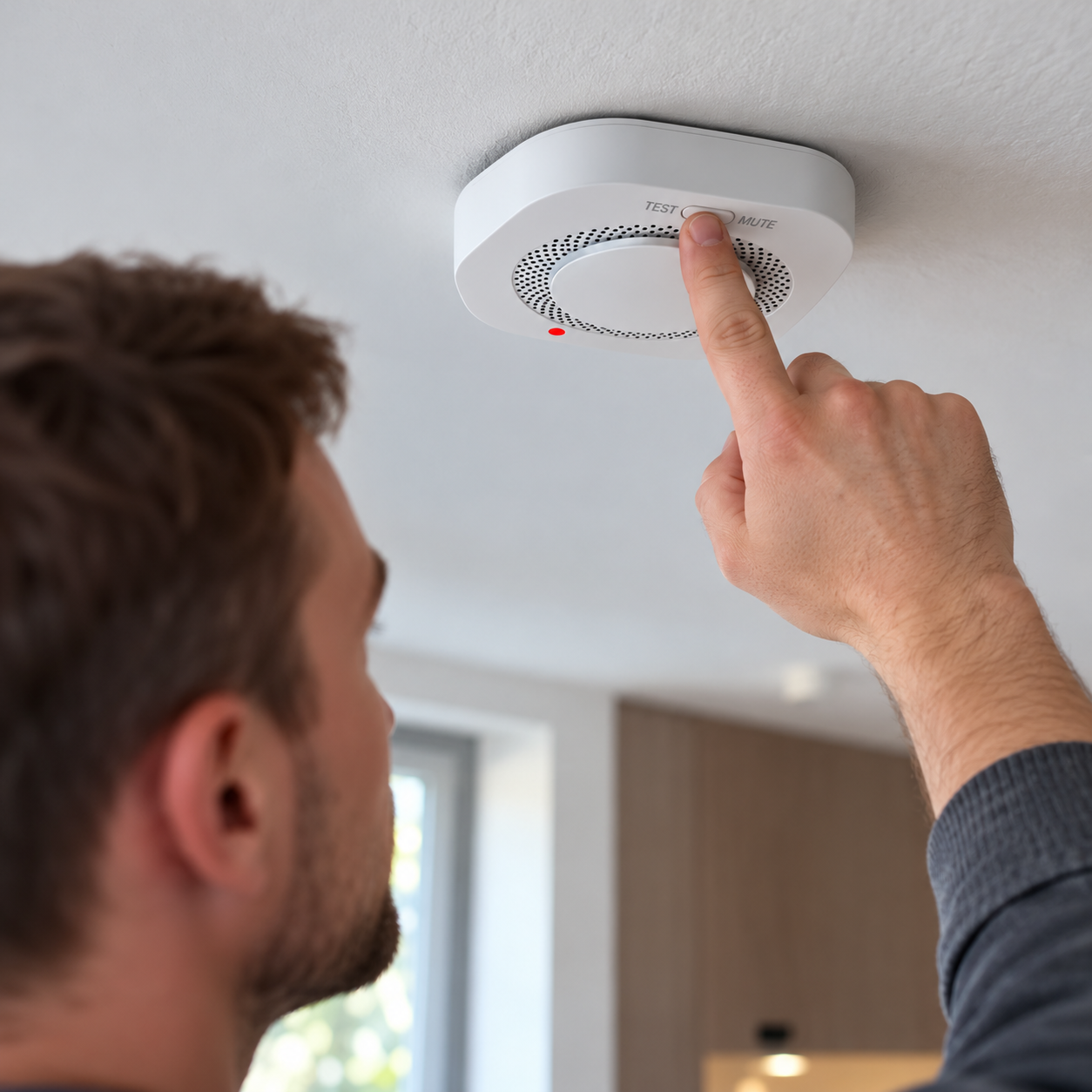 Автономний пожежний сповіщувач Smoke Alarm / Бездротовий датчик диму зі звуковою сигналізацією 5 Автономний пожежний сповіщувач Smoke Alarm / Бездротовий датчик диму зі звуковою сигналізацією - Зображення 5