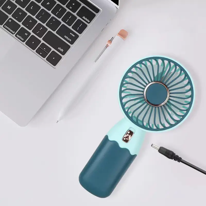 Вентилятор портативний ZB088A Mini Fan / Ручний вентилятор з акумулятором / Настільний портативний вентилятор 4 Вентилятор портативний ZB088A Mini Fan / Ручний вентилятор з акумулятором / Настільний портативний вентилятор - Зображення 4