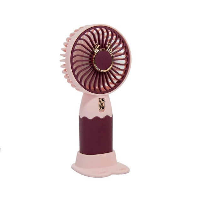 Вентилятор портативний ZB088A Mini Fan / Ручний вентилятор з акумулятором / Настільний портативний вентилятор 3 Вентилятор портативний ZB088A Mini Fan / Ручний вентилятор з акумулятором / Настільний портативний вентилятор - Зображення 3