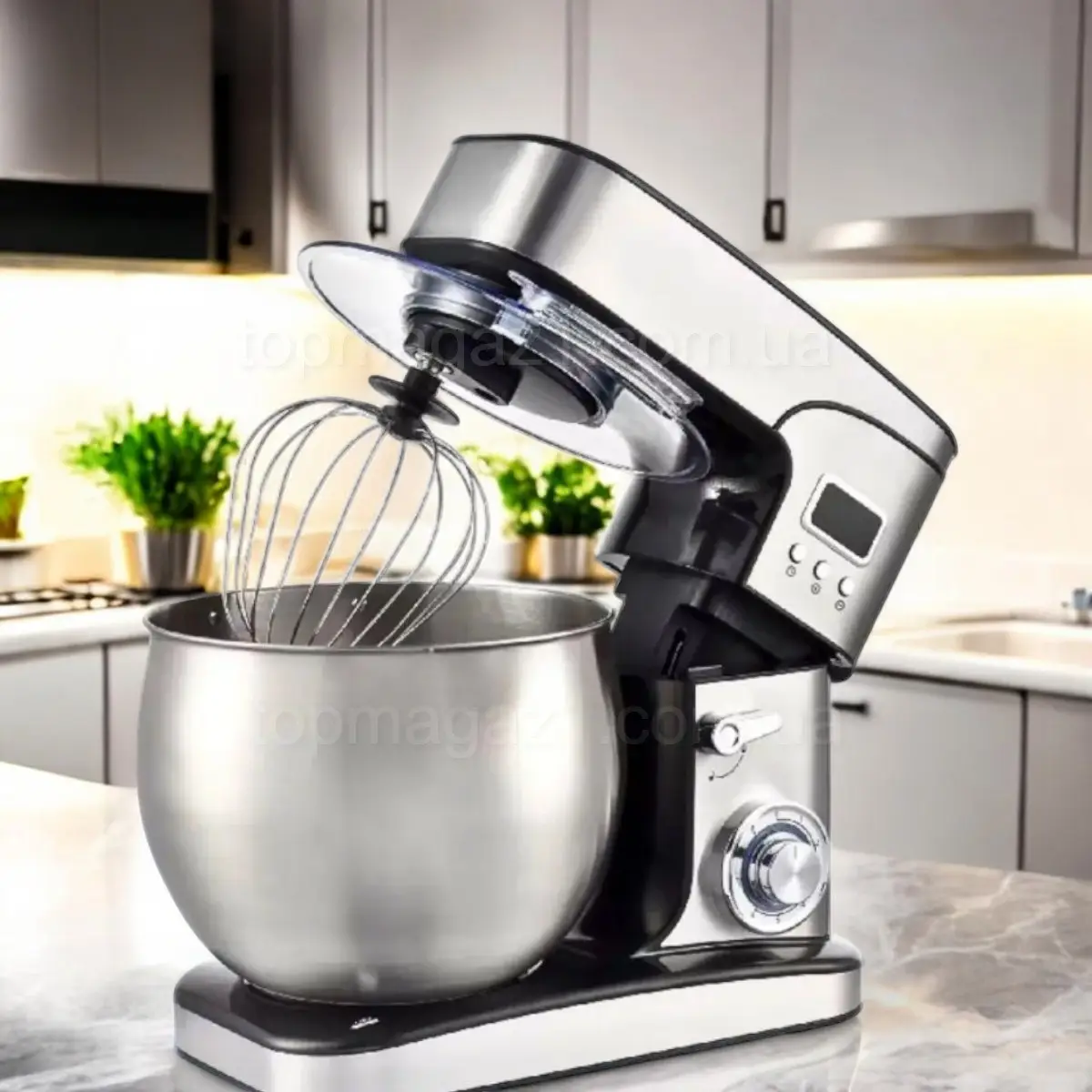 Кухонний комбайн з тістомісом 4500Вт Top Kitchen універсальний кухонний комбайн 3в1 3 Кухонний комбайн з тістомісом 4500Вт Top Kitchen універсальний кухонний комбайн 3в1 - Зображення 3