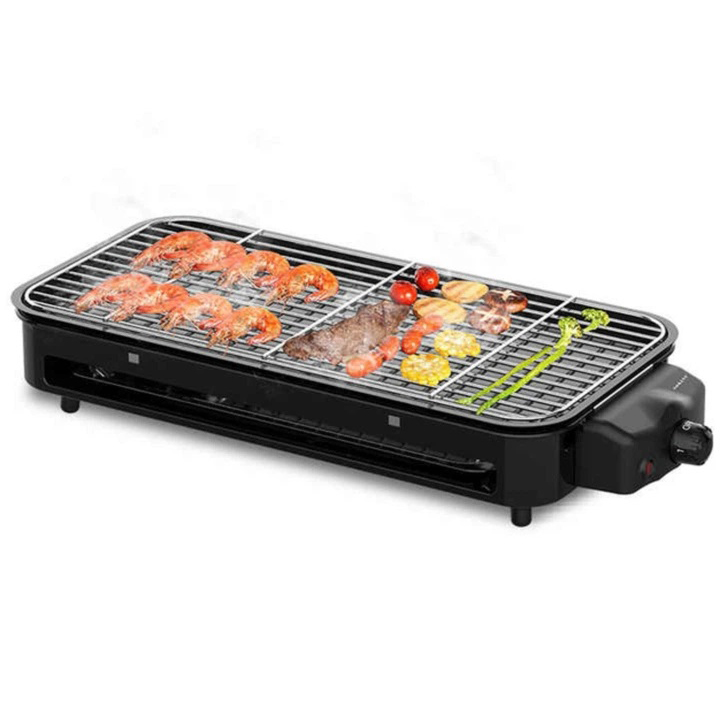 Електричний гриль-барбекю Rainberg RB-2292 3000Вт настільний з гратами BBQ 1 Електричний гриль-барбекю Rainberg RB-2292 3000Вт настільний з гратами BBQ
