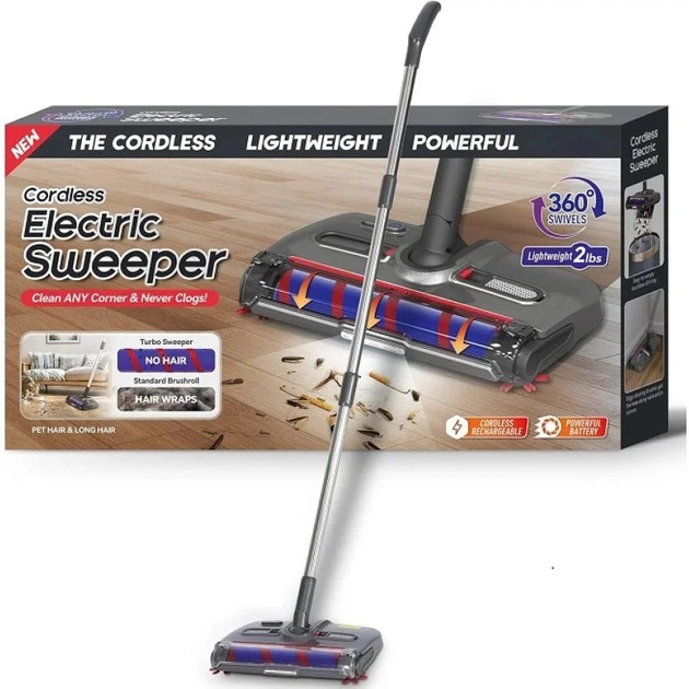 Бездротовий електровіник Cordless Hand Sweeper 360 з led-підсвічуванням акумулятор 2500 mAh 2 Бездротовий електровіник Cordless Hand Sweeper 360 з led-підсвічуванням акумулятор 2500 mAh - Зображення 2