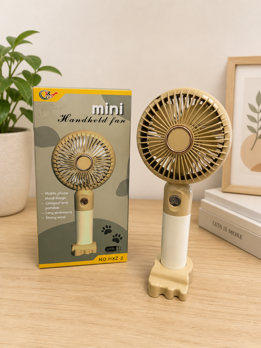 Акумуляторний ручний вентилятор / Міні вентилятор Handheld Fan 2 Акумуляторний ручний вентилятор / Міні вентилятор Handheld Fan - Зображення 2