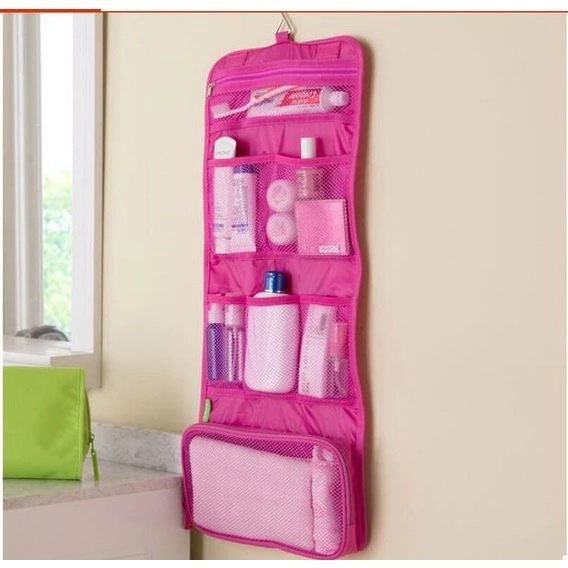 Органайзер дорожній сумочка Travel Storage Bag косметичка. Колір: рожевий 3 Органайзер дорожній сумочка Travel Storage Bag косметичка. Колір: рожевий - Зображення 3